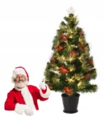 Christmas Tree Artificial Green With 90 cm LED Lights